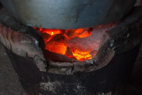 Charcoal Foto stock