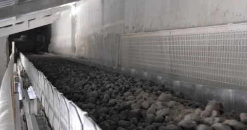 Charcoal on the railway in the mill Stock Footage 170010760