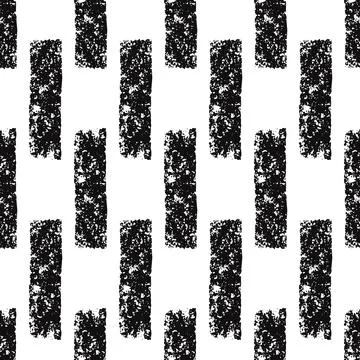 Charcoal small dash lines grid black seamless pattern. Surface pattern design Stock Illustration