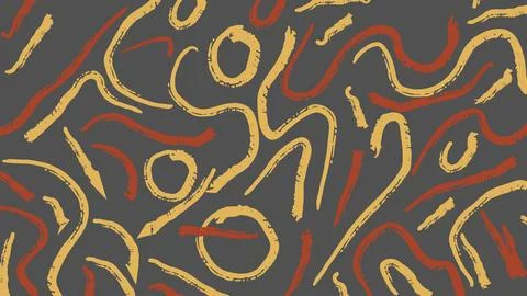 Charcoal yellow red background Stock Illustration
