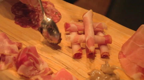 Charcuterie Board Stock Footage 41960013