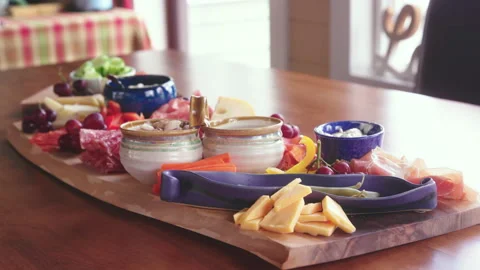 Charcuterie Board 库存影片 154009531