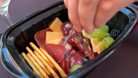 Charcuterie Board Preparation 스톡 동영상 313657134