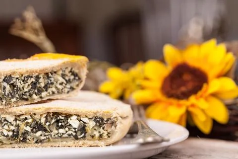 Chard savory pie Фото