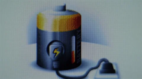 Charge the battery Stock Footage 43595722