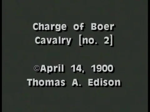 Charge of the Boer cavalry Stock Footage 74777163