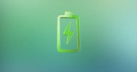 Charge Color 3d Icon Video stock 67104678