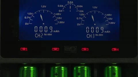 Charge device for accumulators Stock Footage 68490779