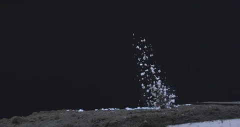 Charge Dirt M EXPLOSION SLOW MO ALPHA INCLUDED HQ ready for compositing Stock Footage 109188360