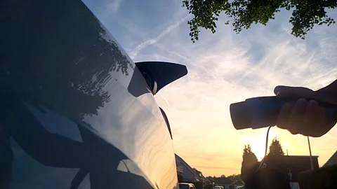 Charge electric car Stock Footage 274985470