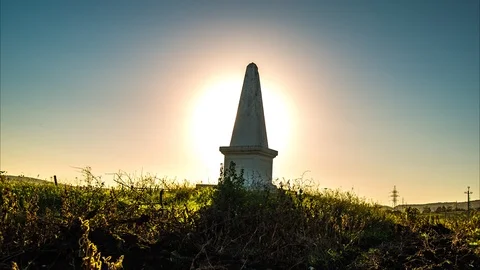 Charge of the Light Brigade monument Stock Footage 97433044