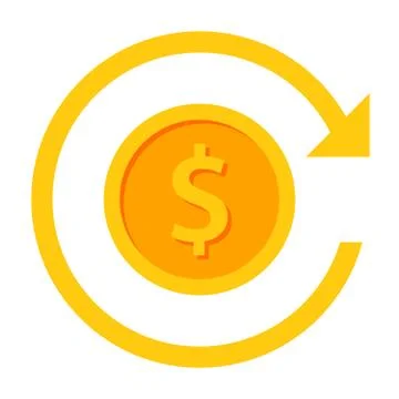 Chargeback and Refund Icon Stock Illustration