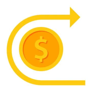 Chargeback and Refund Icon Stock Illustration