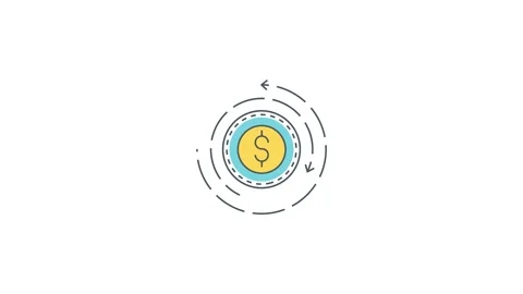 Chargeback icon animation for video motion graphics Stock Footage 162734417