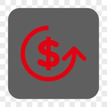 Chargeback Interface Toolbar Button 스톡 일러스트