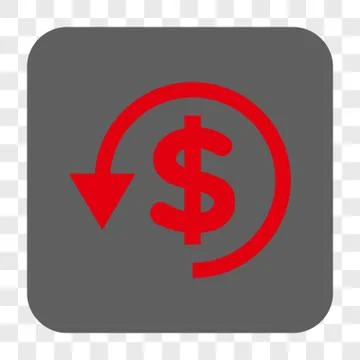 Chargeback Interface Toolbar Button Stock Illustration