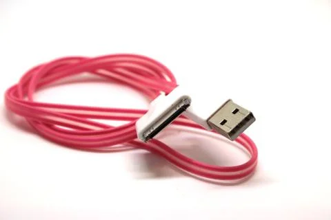 A charger cable Stock Photos