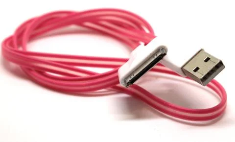 A charger cable Stock Photos