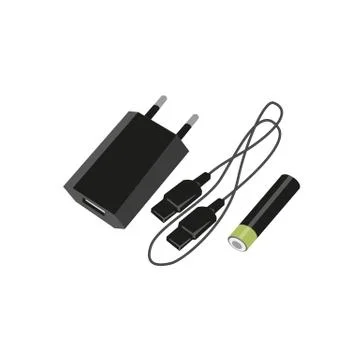 Charging accessories icon Stock Illustration