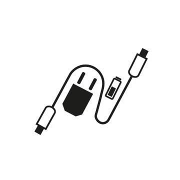 Charging accessories icon Stock Illustration