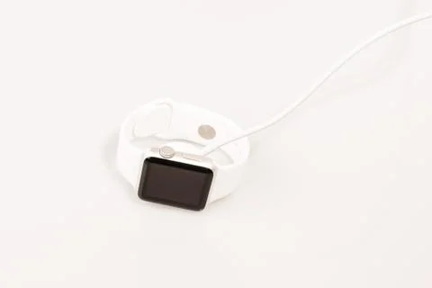 Charging the Apple Watch Stock Photos