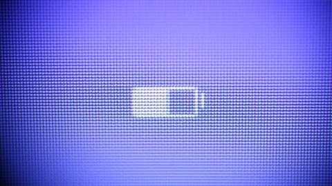 Charging battery icon on computer display Vídeos de archivo 111664932