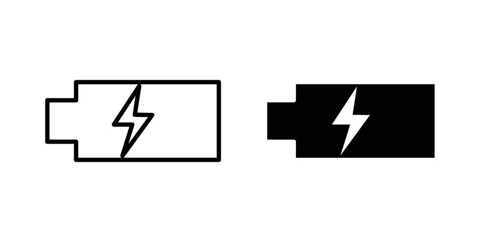 Charging battery icon vector design illustrations イラスト素材