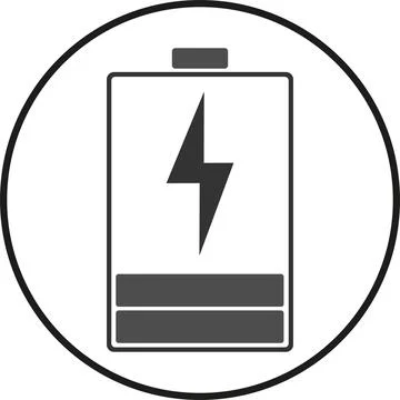 Charging Battery sign vector. Stock Illustration