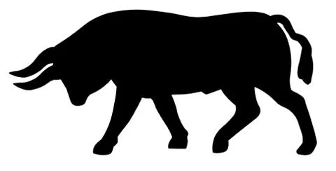 Charging Bull Stock Illustration