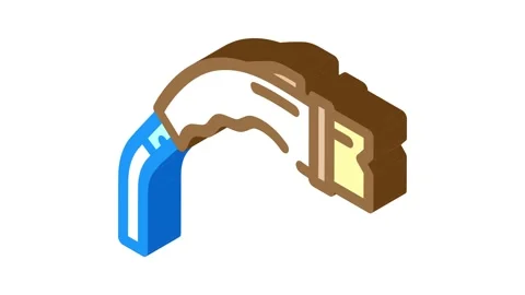 Charging cable electric isometric icon animation Stock Footage 327290210