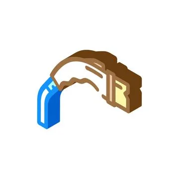 Charging cable electric isometric icon vector illustration Stock Illustration