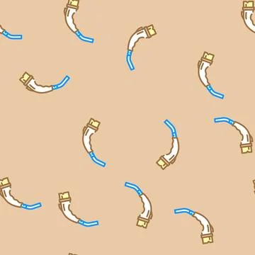 Charging cable electric vector seamless pattern Stock Illustration