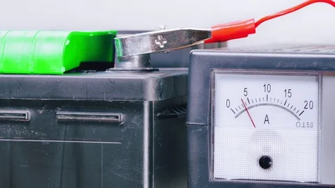 Charging a car battery. Stock Footage 102506262