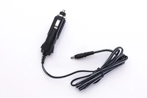 Charging from the cigarette lighter Stock Photos