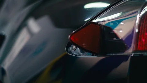 Charging of an electric car Stock Footage 92560683
