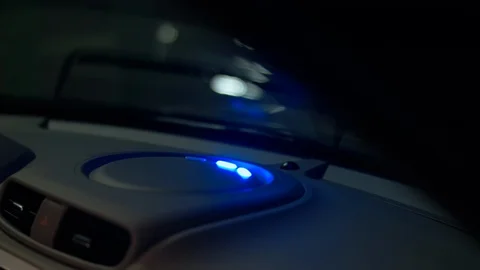 Charging an Electric Vehicle (EV) From Inside Cabin Video stock 87149181