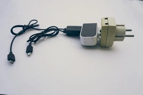 Charging electronic Stock Photos