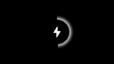 Charging icon animation, abstract loading circle, power progress, technolog.. Stock Footage 336476084