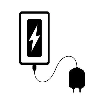 Charging icon Stock Illustration