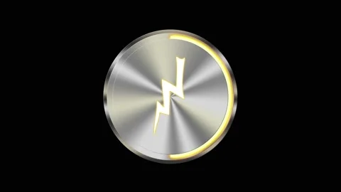 Charging icon indicator battery button electricity energy load Vídeos de archivo 131018181