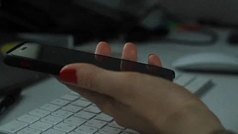 Charging iphone Stock Footage 124647256