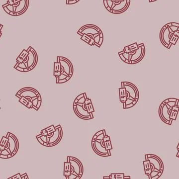 Charging speed electric line vector seamless pattern Illustrazione stock
