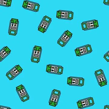 Charging station electric vector seamless pattern Illustrazione stock