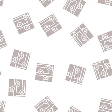 Charging stations location on map glyph vector seamless pattern Illustrazione stock