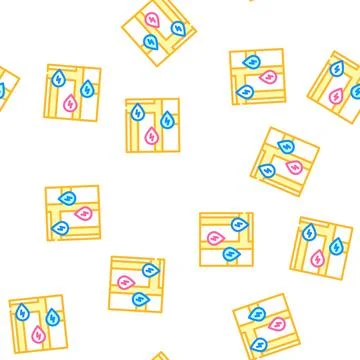 Charging stations location on map vector seamless pattern Stock Illustration