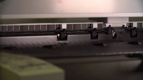 Charging the toner printer Stock Footage 77654251