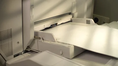 Charging the toner printer Stock Footage 77654644
