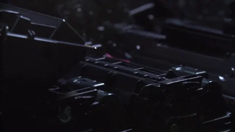 Charging the toner printer Stock Footage 77711104