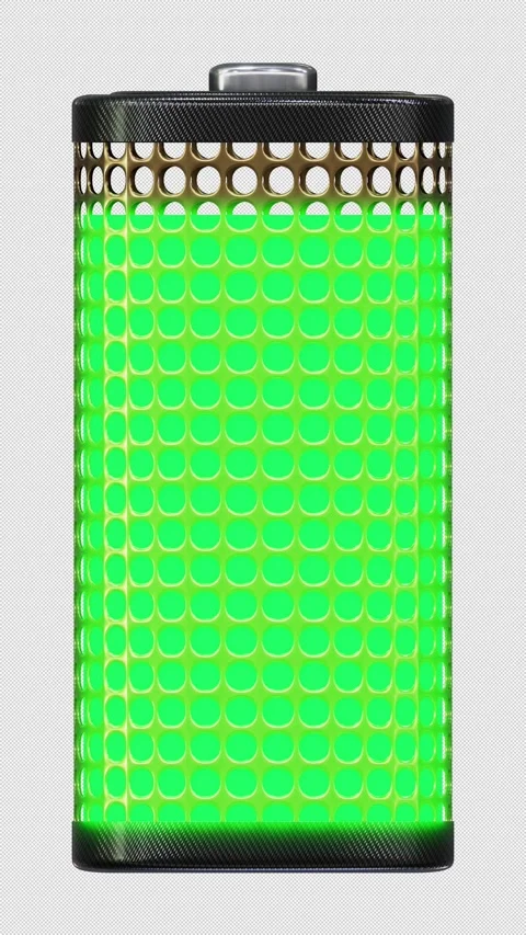 Charging wireframe body composite lithium battery 3D animation Stock Footage 274731575