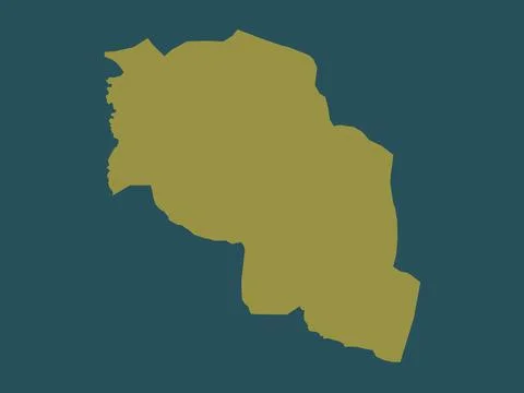 Chari-Baguirmi, Chad. Solid color shape 스톡 일러스트